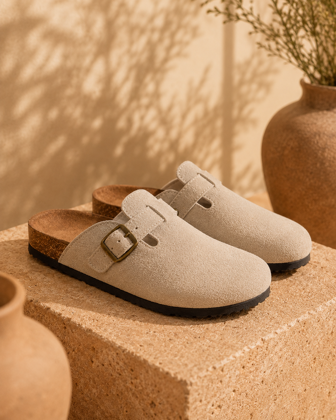Kogelberg Sand Buckle Clog — top view