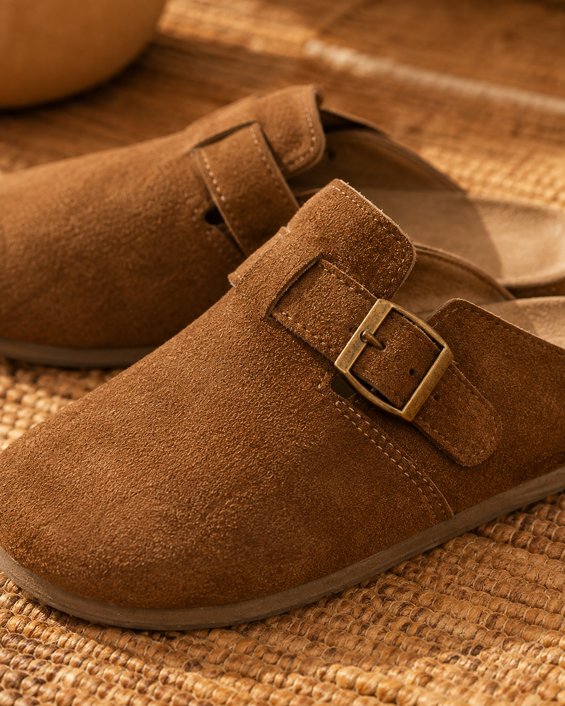 Rooibos Trail Buckle Clog — detail view