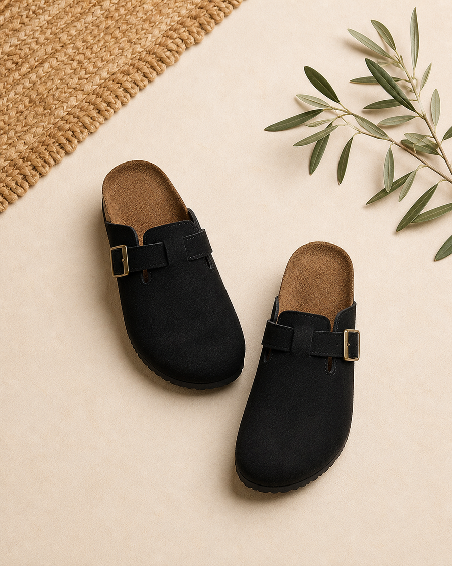 Nightfall Comfort Clog — Black — catalogue view