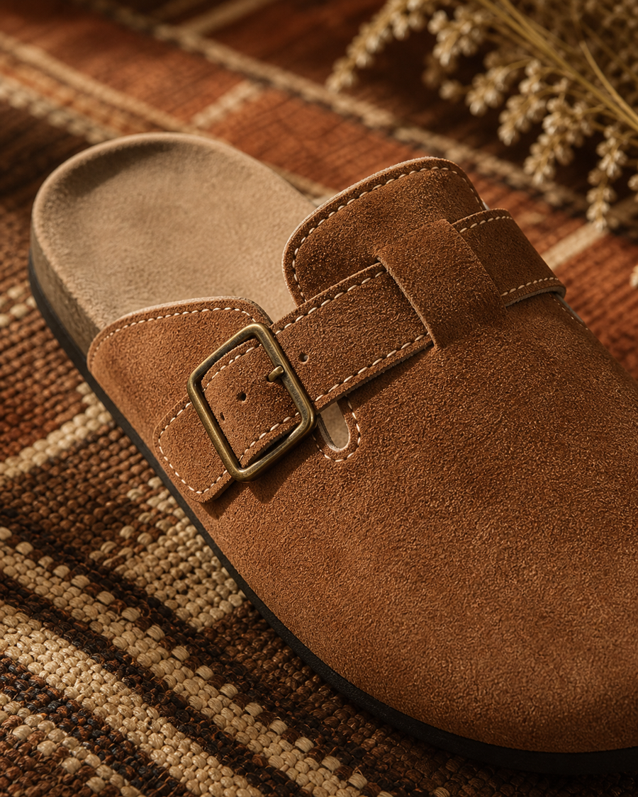 Cederberg Suede Mule — detail view