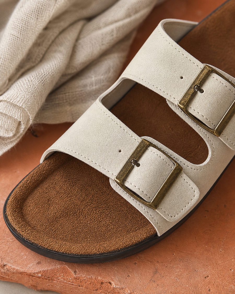 Ivory Ridge Double-Strap Sandal — detail view