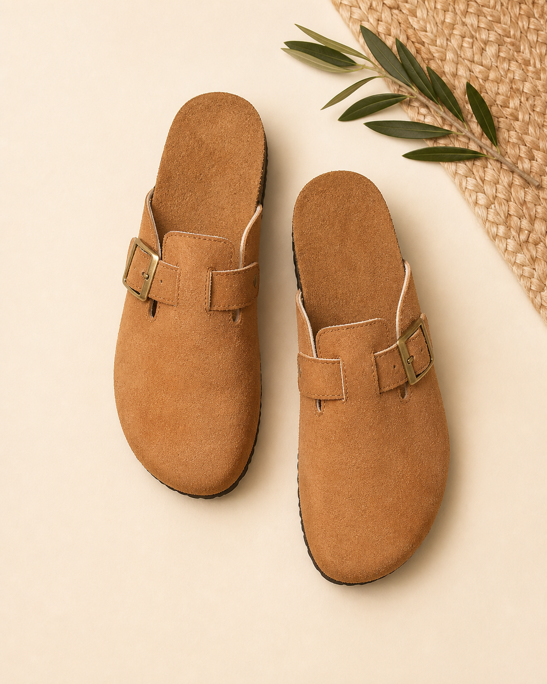 Fynbos Comfort Clog — Tan — catalogue view