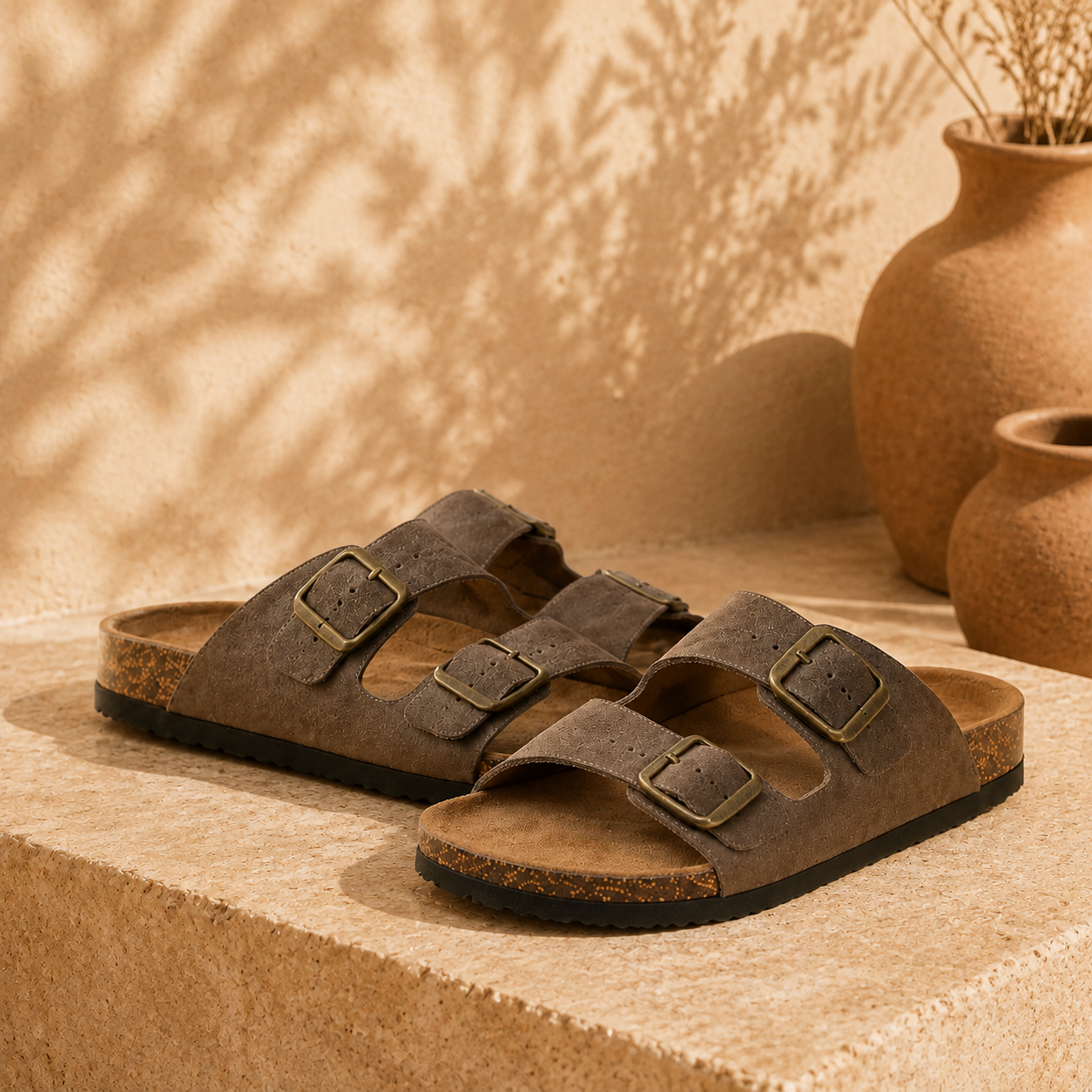 Sole Culture sandals worn in warm natural light